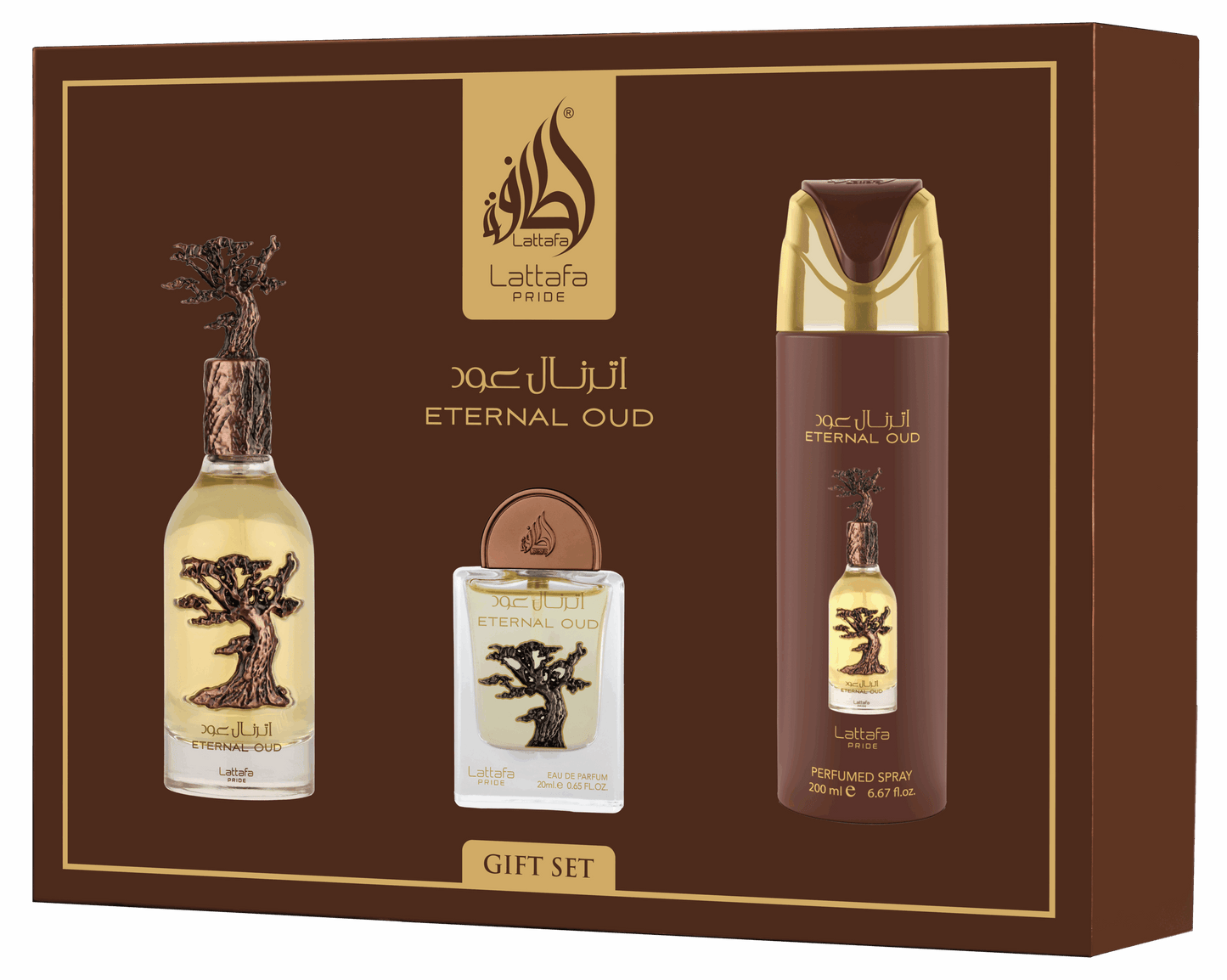 Eternal Oud 3pc Gift Set - Lattafa